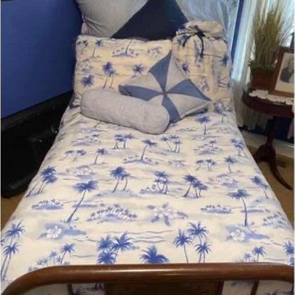 CUSTOM MADE TWIN SIZE DUVET WITH SHAMS TROPICAL - Picture 4 of 5